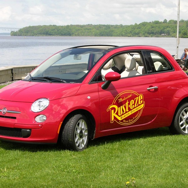 Voorbeeld van de muur stickers: Rust-eze cars logo 1